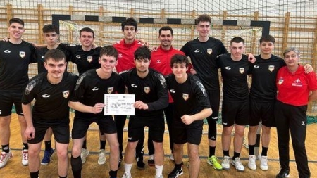 Olimpiada Națională a Sportului Școlar la Handbal Masculin: ”Anghel Saligny”, campioană a județului Maramureș