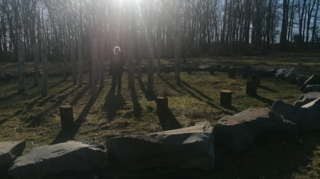 Templu solar la Groși, construit după toate regulile istorice. Va fi un obiectiv turistic interesant