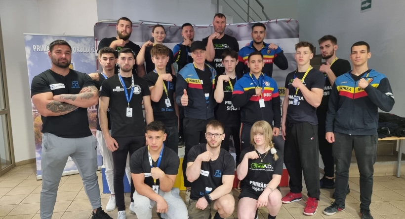 Sportivii de la clubul Unirea Șișești, pe podium la Campionatul Național de Skandenberg