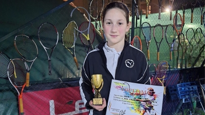 Sportiva Raluka Matei a obținut locul I la turneul de tenis „Trofeul Marc – Cupa Swisspor”