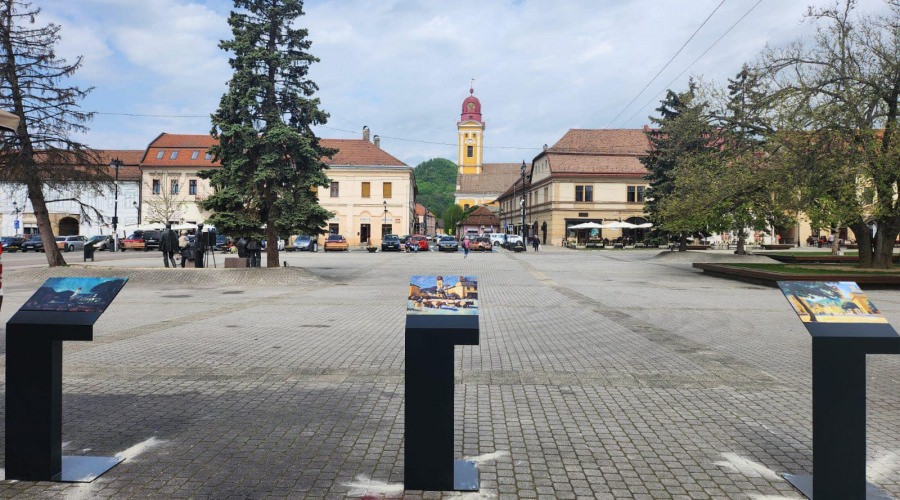 Inedit: 40 de lucrări ale artiștilor din Școala Băimăreană de Pictură sunt amplasate în mai multe locuri din Baia Mare