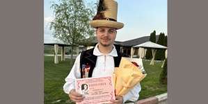 O nouă reușită: Maramureșeanul Denis Cupșe a obținut premiul I la Festivalul-Concurs Național al Cântecului Popular Românesc „Tita Bărbulescu”