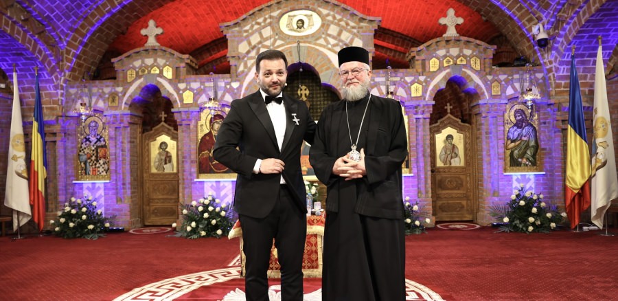 PS Părinte Iustin i-a conferit lui Mihai Morar cea mai înaltă distincție culturală a eparhiei – Ordinul „Crucea Nicolae Steinhardt” pentru mireni