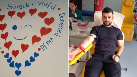 Jandarmii maramureșeni s-au alăturat din nou campaniei „Donează sânge, salvează o viață!”