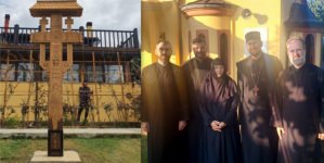 Absolvenții Seminarului Teologic „Sf. Iosif Mărturisitorul” din Baia Mare, promoția 1998, au donat o Troiță Maramureșeană Schitului „Minunea Sf. Arh. Mihail din Colose” Grecia