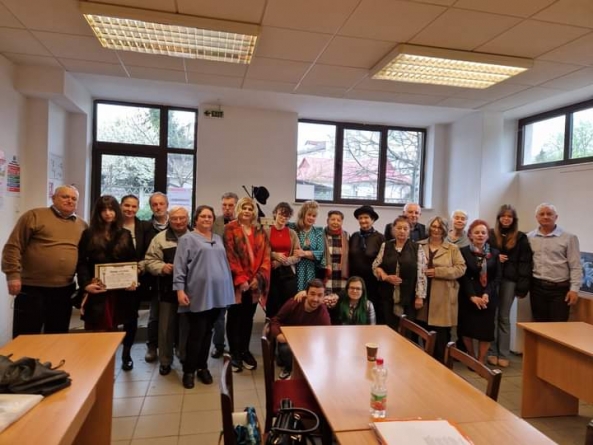 Momentul „Nichita Stănescu”, cu membrii Cenaclului Scriitorilor din Maramureș