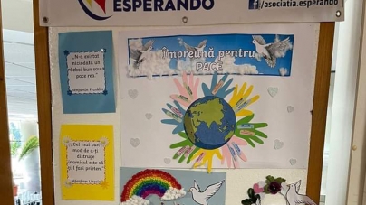 Tinerii de la „Esperando” și-au expus lucrările realizate, în cadrul proiectului „Scrisoare către tine, PACE!”