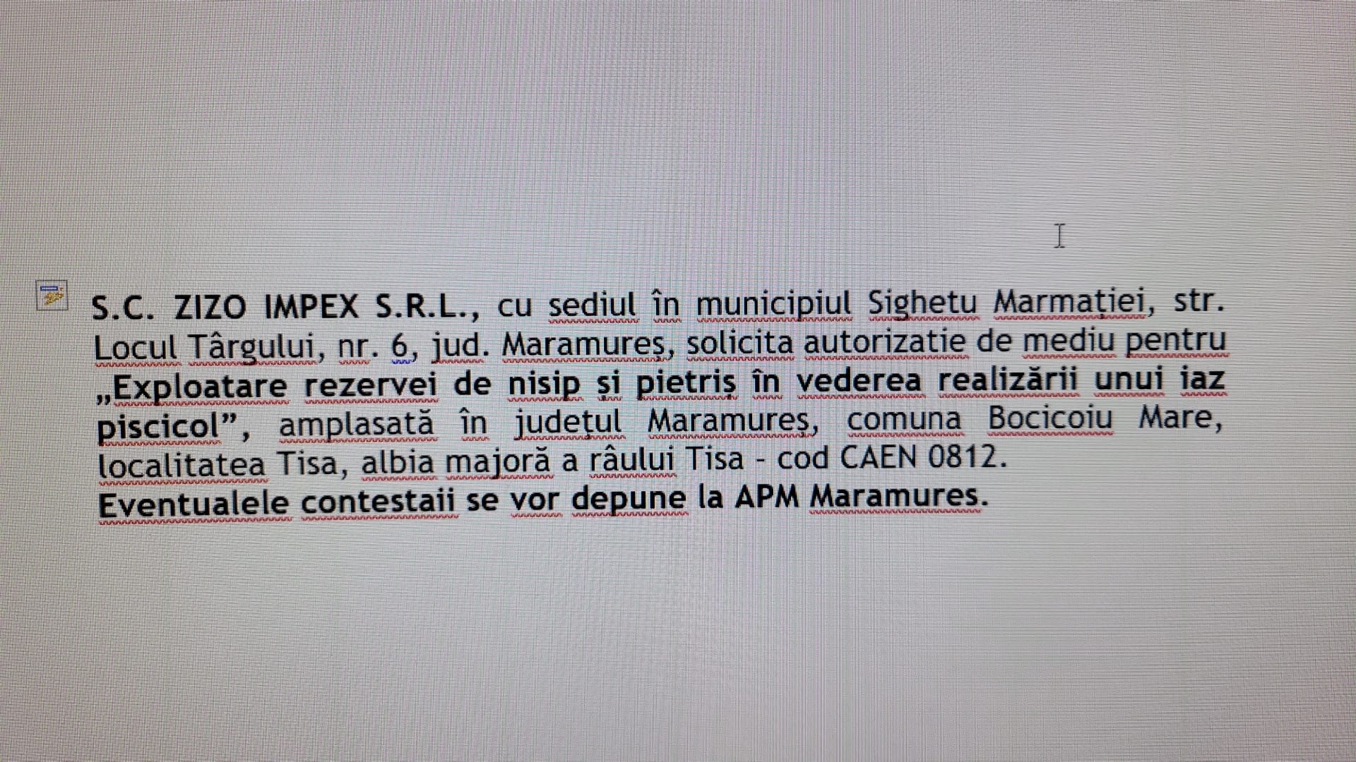 Anunț publicitar 10.01.2024