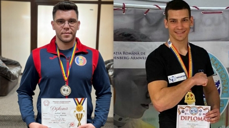Doi pompieri maramureșeni pe podium la Campionatul național de tenis de masă, respectiv la Campionatul național de skandenberg