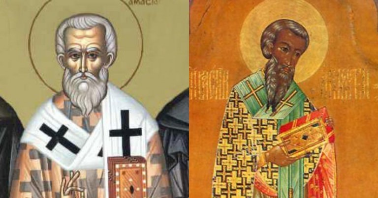 Sfântul Mucenic Vasile, Episcopul Amasiei este sărbătorit cu cruce neagră, pe 26 aprilie