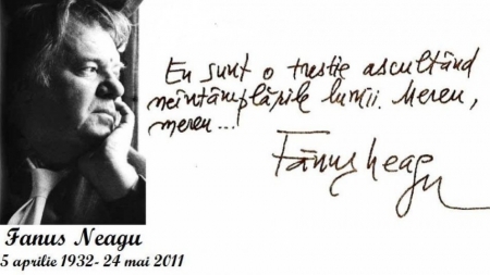 Fănuș Neagu ar fi împlinit astăzi 92 de ani