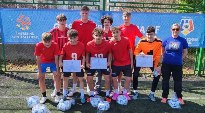 Olimpiada Națională a Sportului Școlar la Fotbal Băieți: Echipa CENT, campioană la nivel regional, la U16