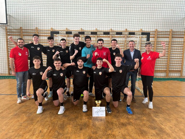 Olimpiada Națională a Sportului Școlar la Handbal Băieți: ”Anghel Saligny”, campioană la nivel regional, pe licee