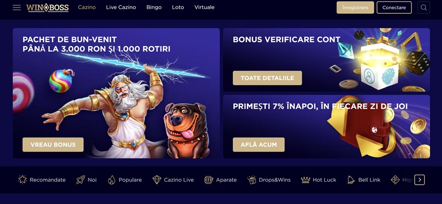 Winboss: Cazinoul online care definește viitorul jocurilor de noroc