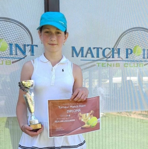 Raluka Matei, din nou pe podium – finalistă la Cupa Match Point, U12, categoria I
