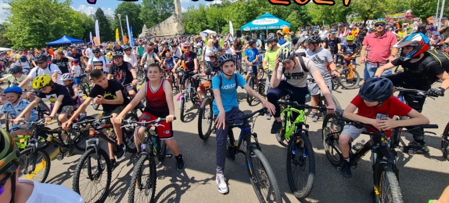 „Copii și părinți pe bicicletă de 1 Iunie” în Baia Mare