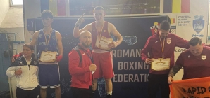 Samuel Roman de la CSM Sighetu Marmației s-a clasat pe prima treaptă a podiumului la competiția de box „Cupa României”