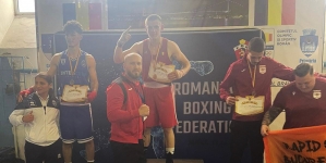 Samuel Roman de la CSM Sighetu Marmației s-a clasat pe prima treaptă a podiumului la competiția de box „Cupa României”