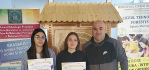 Două eleve ale Liceului Forestier din Sighet s-au întors acasă cu trei diplome, de la o Olimpiadă Națională