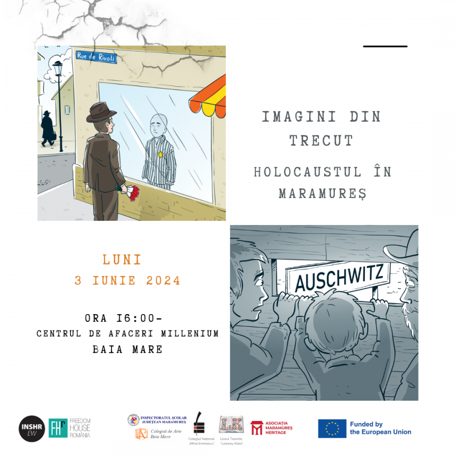 O expoziție de benzi desenate cu povești de viață ale evreilor din județul Maramureș va fi inaugurată în Baia Mare