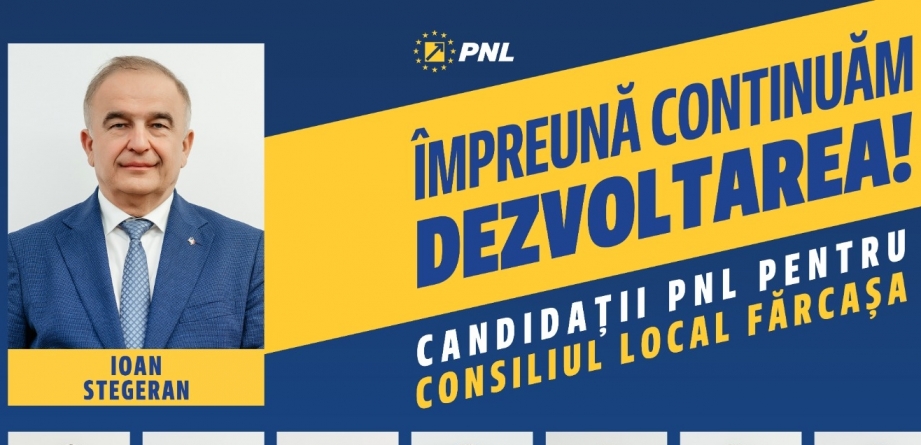 Edilul Ioan Stegeran vine în fața cetățenilor cu o echipă puternică pentru Consiliul Local al Comunei Fărcașa