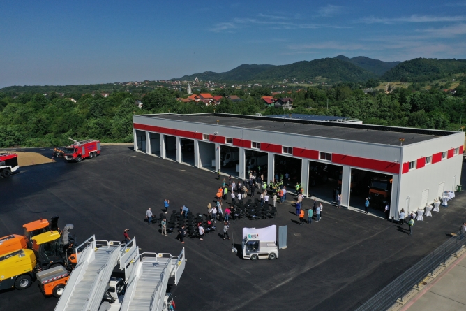 Ionel Bogdan și Gabriel Ștețco au inaugurat prima dintre cele trei investiții de 63 de milioane de euro din fonduri europene la Aeroportul Internațional Maramureș