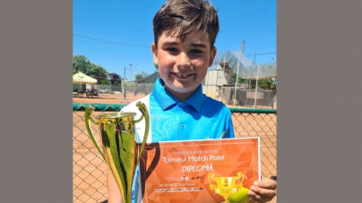 Andrei Fejszes Mihaljek a obținut locul I în cadrul turneului FRT „Cupa Match Point”; Calcă pe urmele bunicului său, prof. antrenor Eugen Mihaljek