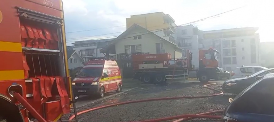 O casă din Baia Mare, lovită de trăznet în a doua zi de Paști