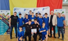 Școala ”Iorga” obține un loc meritoriu, la grupa gimnaziu, la faza națională a Olimpiadei Sportului Școlar la Handbal Băieți