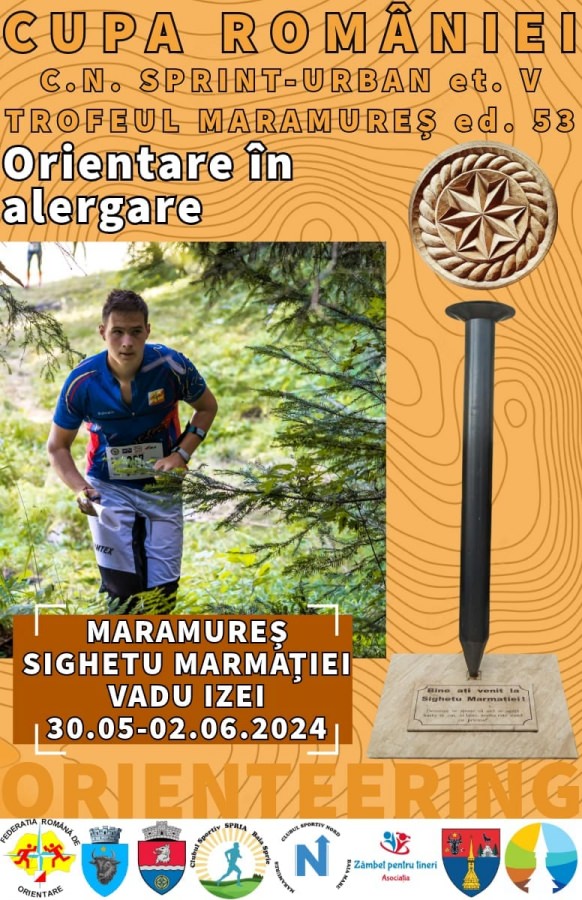 Cupa României și Trofeul Maramureș la orientare în alergare, în weekend