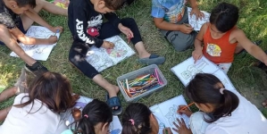 Echipa Somaschi a desfășurat lecții de alfabetizare pentru copiii din comunitatea Craica