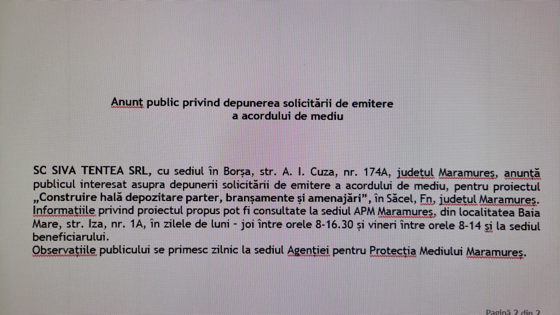 Anunț publicitar 11.06.2024