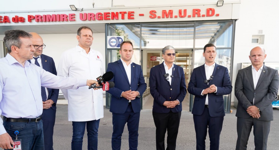 Marcel Boloș, ministrul Finanțelor: „Îi felicit pe Ionel Bogdan și pe Gabriel Ștețco pentru implicarea în susținerea sănătății publice din Maramureș. Toată politica și strategia de investiții care a fost gândită în Maramureș este una importantă, de referință națională”