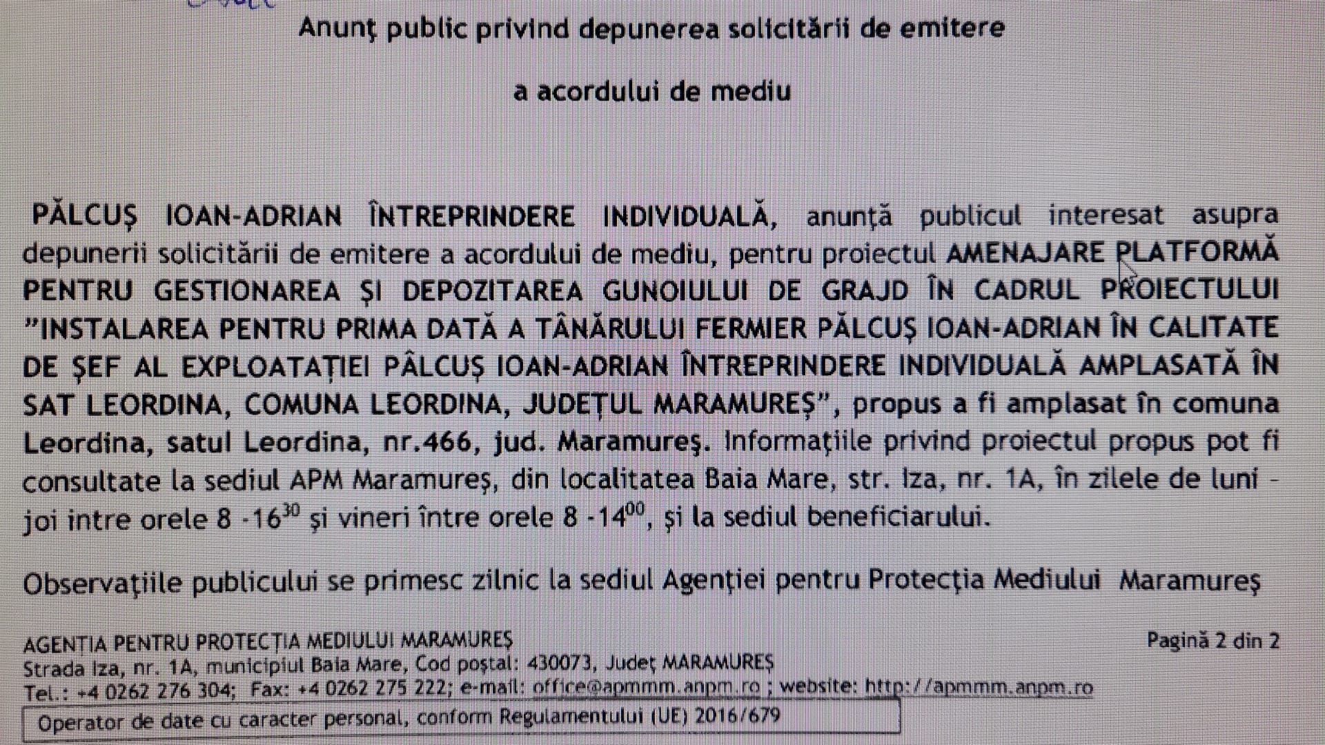 Anunț publicitar 18.07.2024