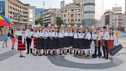 Ansamblul Folcloric „Coconii Maramureșului”, prezent la Festivalul Internațional „FolkFest de la Skopje”
