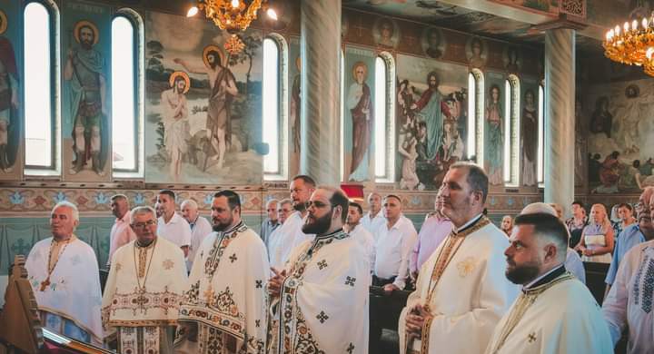 A fost hramul Parohiei Ortodoxe „Sfinții Apostoli Petru și Pavel” Săcălășeni