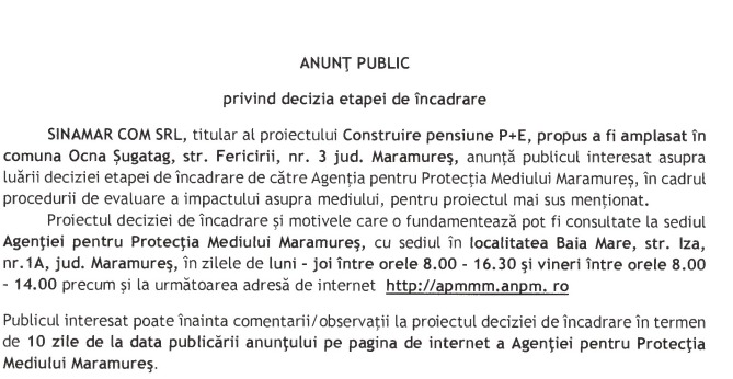 Anunț publicitar 24.07.2024