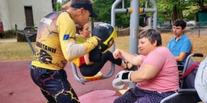 Activități sportive în aer liber, practicate de tinerii de la Esperando