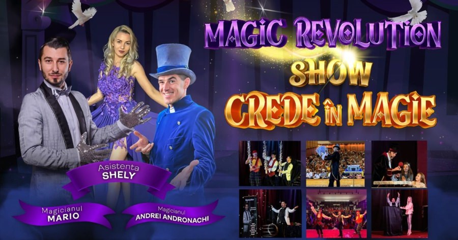 Magicienii Mario și Andrei Andronachi vin la Borșa cu un spectacol de excepție