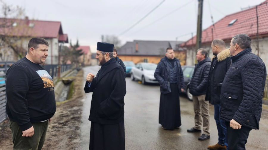 Vizita delegației Sectorului Social-Filantropic în Parohia Săcălășeni