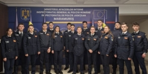 Ucenici polițiști în practică la IPJ Maramureș