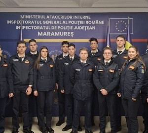 Ucenici polițiști în practică la IPJ Maramureș