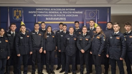 Ucenici polițiști în practică la IPJ Maramureș