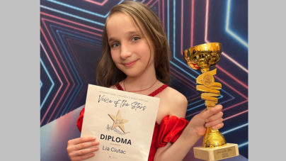 Lia Ciutac, premiul I la Concursul internațional de muzică ușoară „Voice of The Stars” din Croația