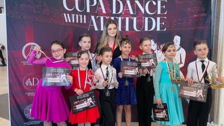 Școala de dans Medio Monte Baia Sprie, weekend de succes la competiția „Dance with Attitude” din Cluj-Napoca