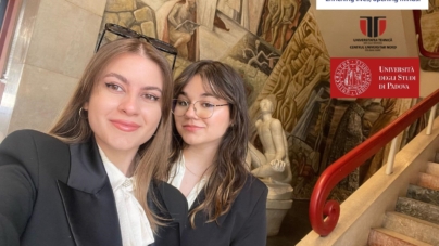 Bursierele Erasmus+ de la Centrul Universitar Nord Baia Mare, specializarea filosofie, transmit salutări de la Università degli Studi di Padova