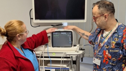 Un „Monitor funcții vitale” a fost donat compartimentului gastroenterologie din cadrul Spitalului Județean Baia Mare