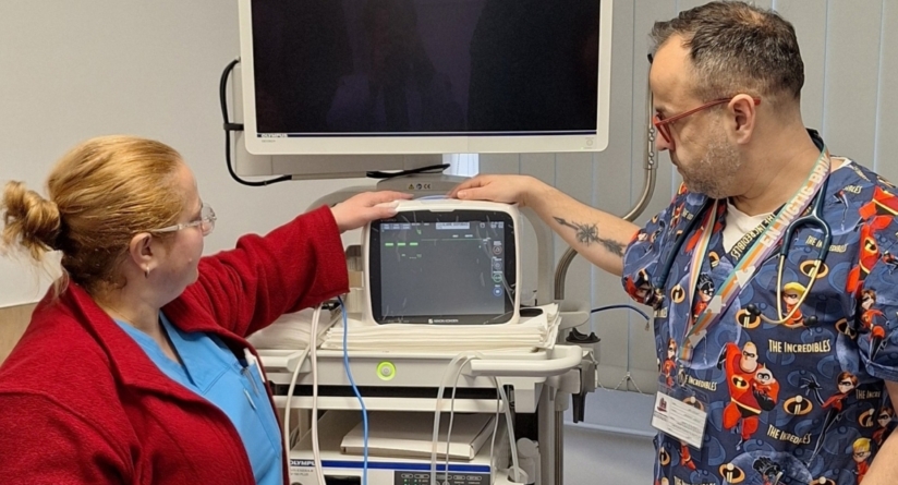 Un „Monitor funcții vitale” a fost donat compartimentului gastroenterologie din cadrul Spitalului Județean Baia Mare