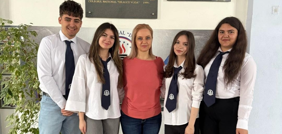 Premiu special obținut de echipa Colegiului „Dragoș Vodă” Sighetu Marmației la concursul regional „À la Une 2025”