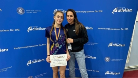 Atletism: Maria Botiz din Ruscova, vicecampioană națională